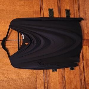 Black cowl neck open back Kut from the kloth top